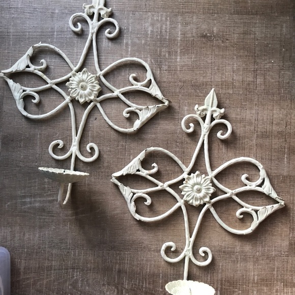 🛑SOLD! Antique Set of Wall Sconces 🛑 - Picture 1 of 7